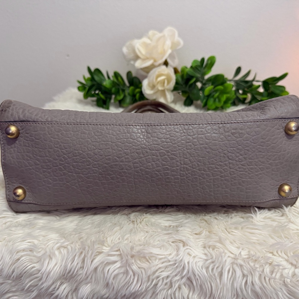 Burberry gray Leather Satchel - Picture 4 of 16